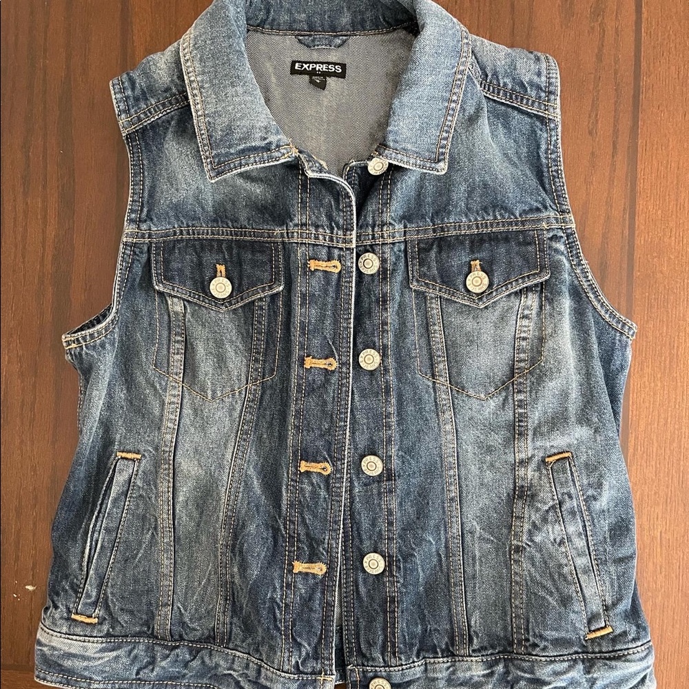 Women’s Express denim vest